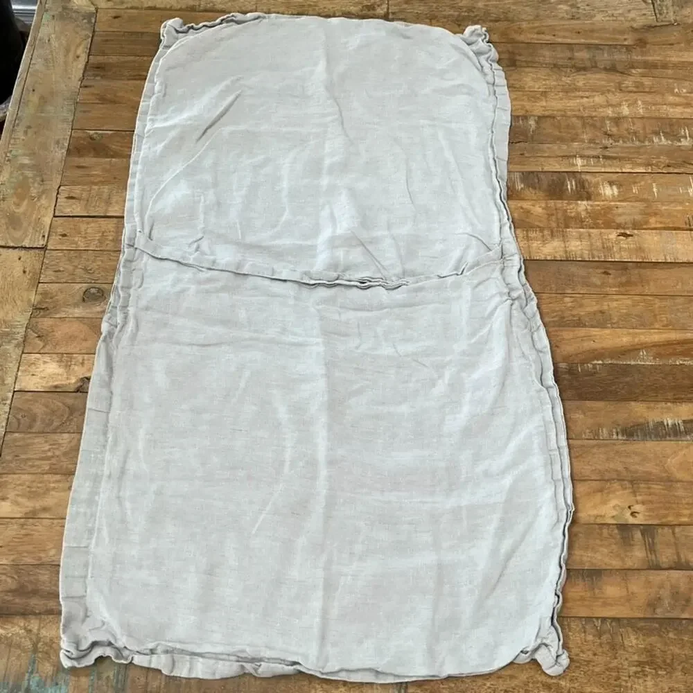 Simple & Opulence 100% Linen Taupe Pillowcases 35